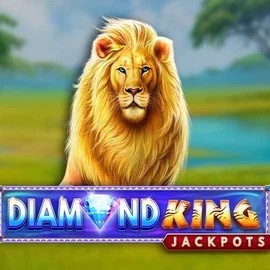 Diamond King Jackpots logo by SpinPlay Games at Lucky Block Casino