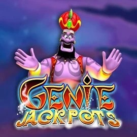 Genie Jackpots slot visual from Blueprint Gaming available on luckyblocknl.nl