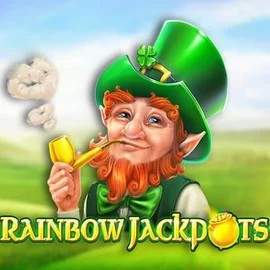 Rainbow Jackpots by Red Tiger Gaming, showcased at luckyblocknl.nl – game logo