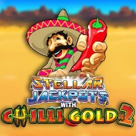 Stellar Jackpots with Chilli Gold x2 slot logo by Lightning Box Game at Lucky Block Casino