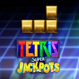 Tetris Super Jackpots online game logo by WMS on luckyblocknl.nl